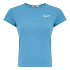 футболка с вышитым логотипом