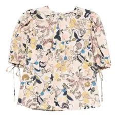 Футболка с цветочным принтом Футболка с цветочным принтом