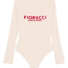 боди с длинными рукавами и логотипом