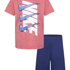 Комплект из футболки и шортов с логотипом