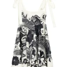 Платье мини Mickey с цветочным принтом