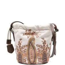 сумка на плечо с кулиской и принтом пейсли