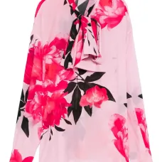 топ Sofi с завязками и цветочным принтом