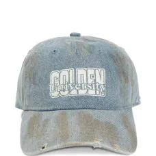 джинсовая кепка с эффектом потертости