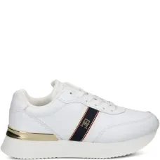 Кроссовки с контрастными полосками