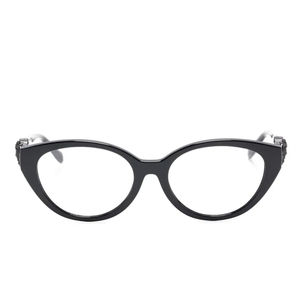 Очки в оправе 'кошачий глаз' с декором Medusa Очки в оправе 'кошачий глаз' с декором Medusa