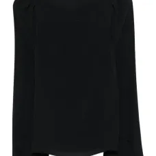 Топ с объемными рукавами