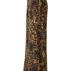 брюки с леопардовым принтом