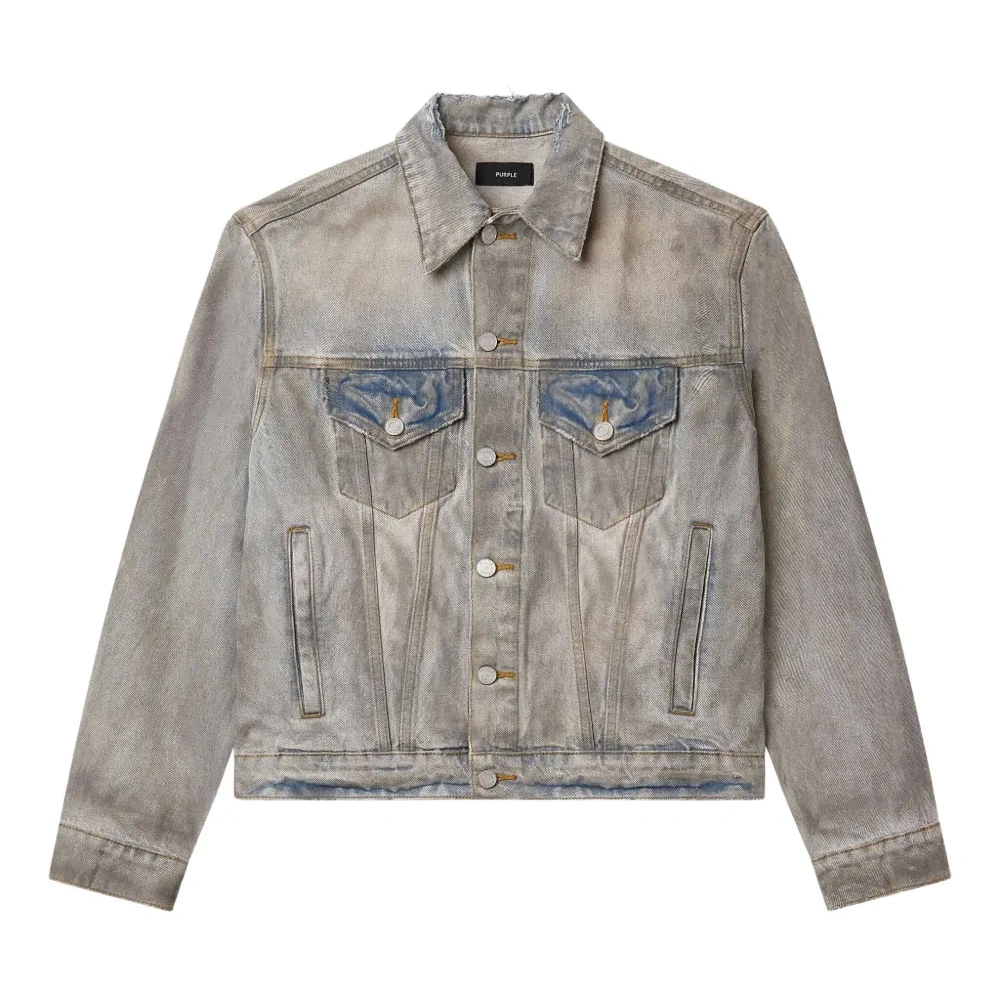 Джинсовая куртка Arcilla с эффектом потертости