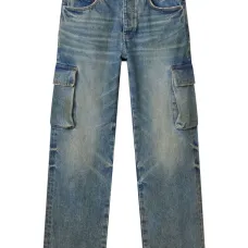 Джинсы P011 с карманами