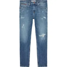 Джинсы с эффектом потертости