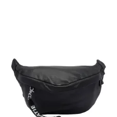 Поясная сумка с застежкой-молнией и логотипом-плашкой