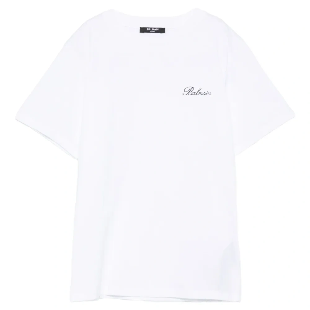 Футболка с отделкой в рубчик