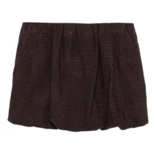 клетчатая юбка со сборками