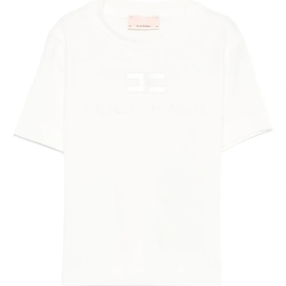 футболка с вышитым логотипом