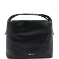 Большая сумка на плечо с тисненым логотипом Большая сумка на плечо с тисненым логотипом