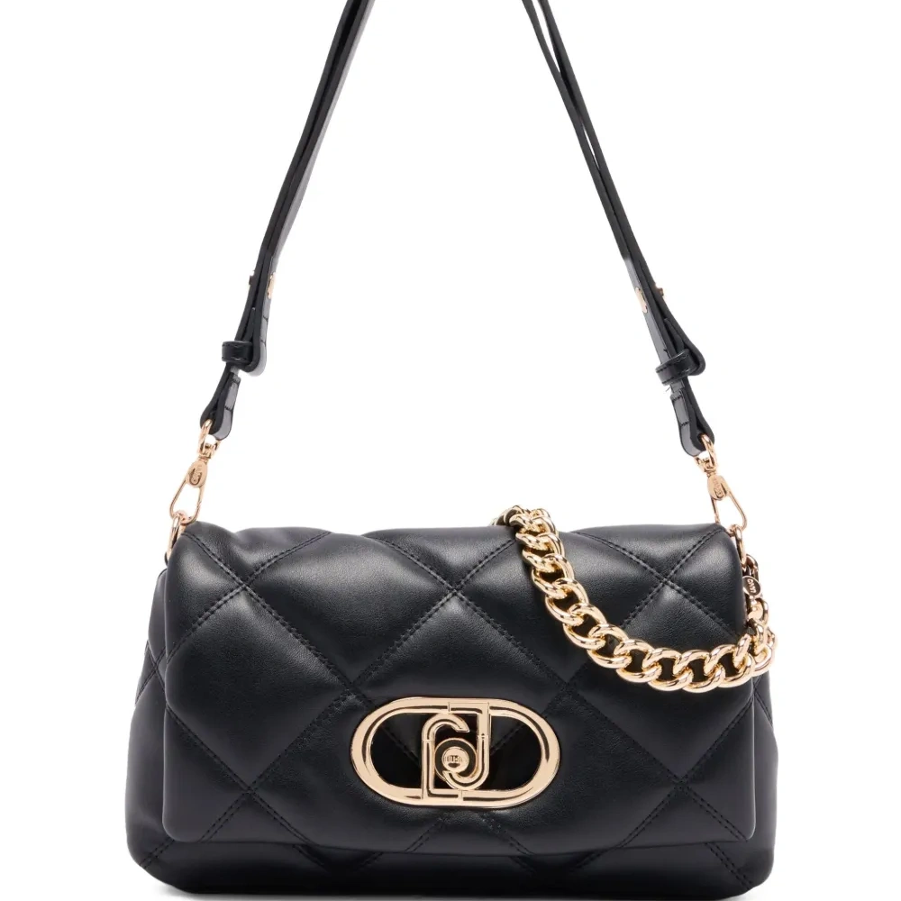 Стеганая сумка на плечо LaPuffy среднего размера Стеганая сумка на плечо LaPuffy среднего размера