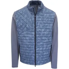 Стеганая куртка с камуфляжным принтом