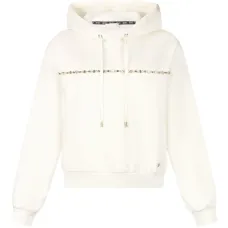 Толстовка с кулиской и стразами