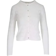 Кардиган с ажурной вязкой