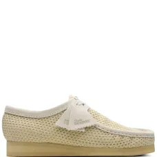 ботинки дезерты Wallabee OFF WHITE MESH