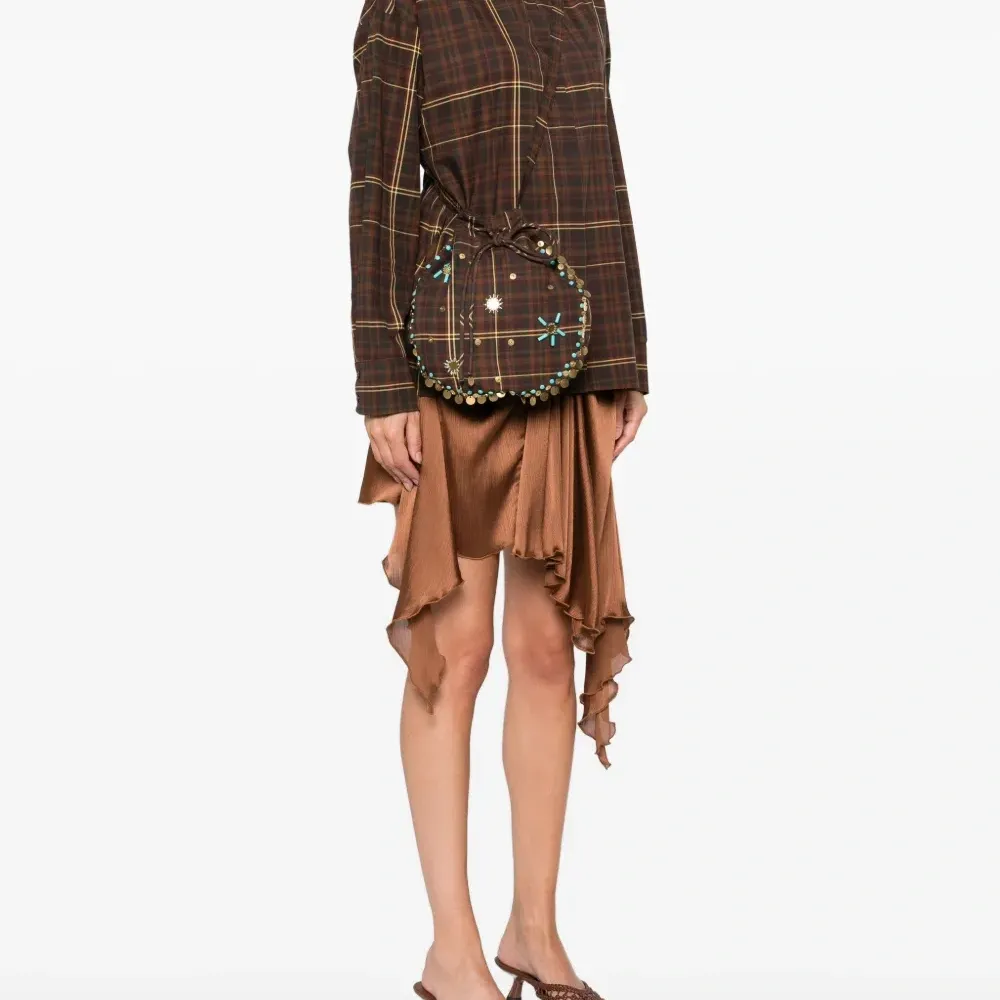 Декорированный топ Athelia в клетку