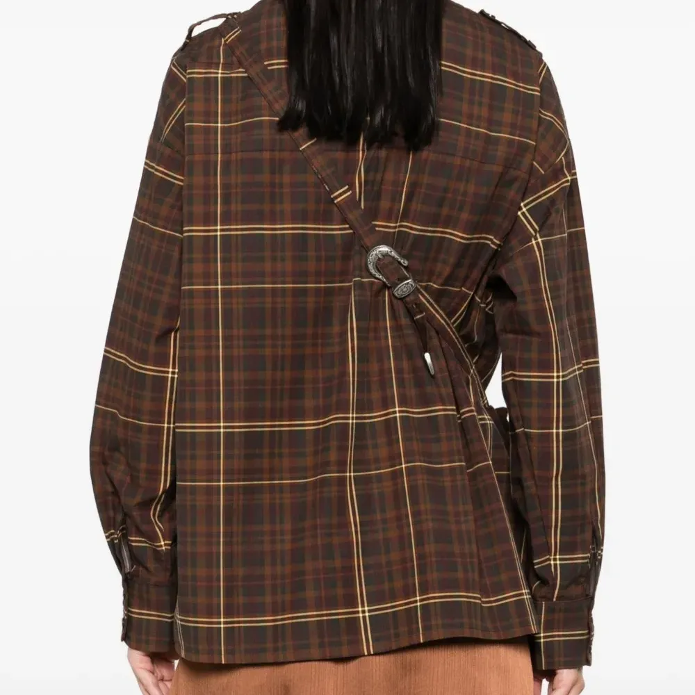 Декорированный топ Athelia в клетку