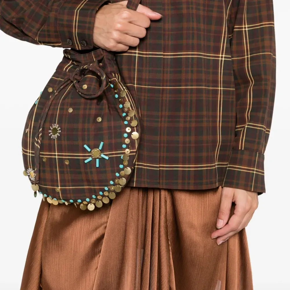 Декорированный топ Athelia в клетку