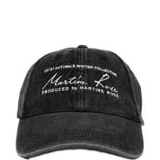 Джинсовая кепка с вышитым логотипом