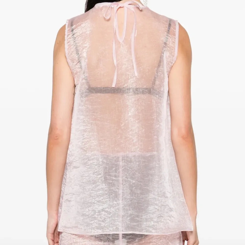 Декорированный топ без рукавов