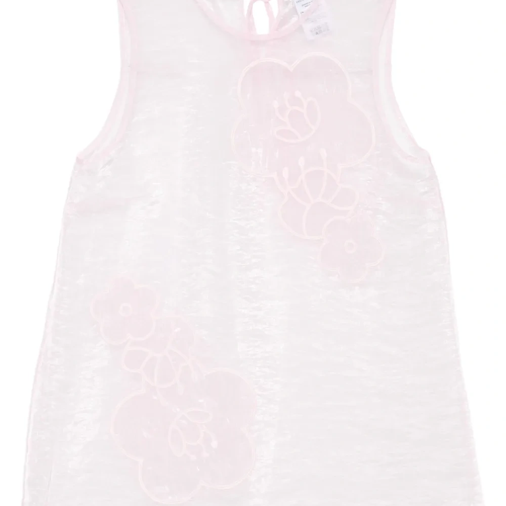 Декорированный топ без рукавов