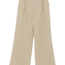 Широкие брюки со складками