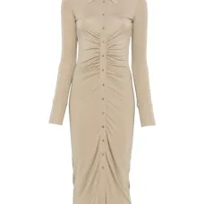 платье миди с драпировкой платье миди с драпировкой