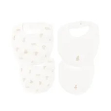 Комплект из двух нагрудников с принтом