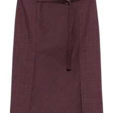 Клетчатая миди-юбка