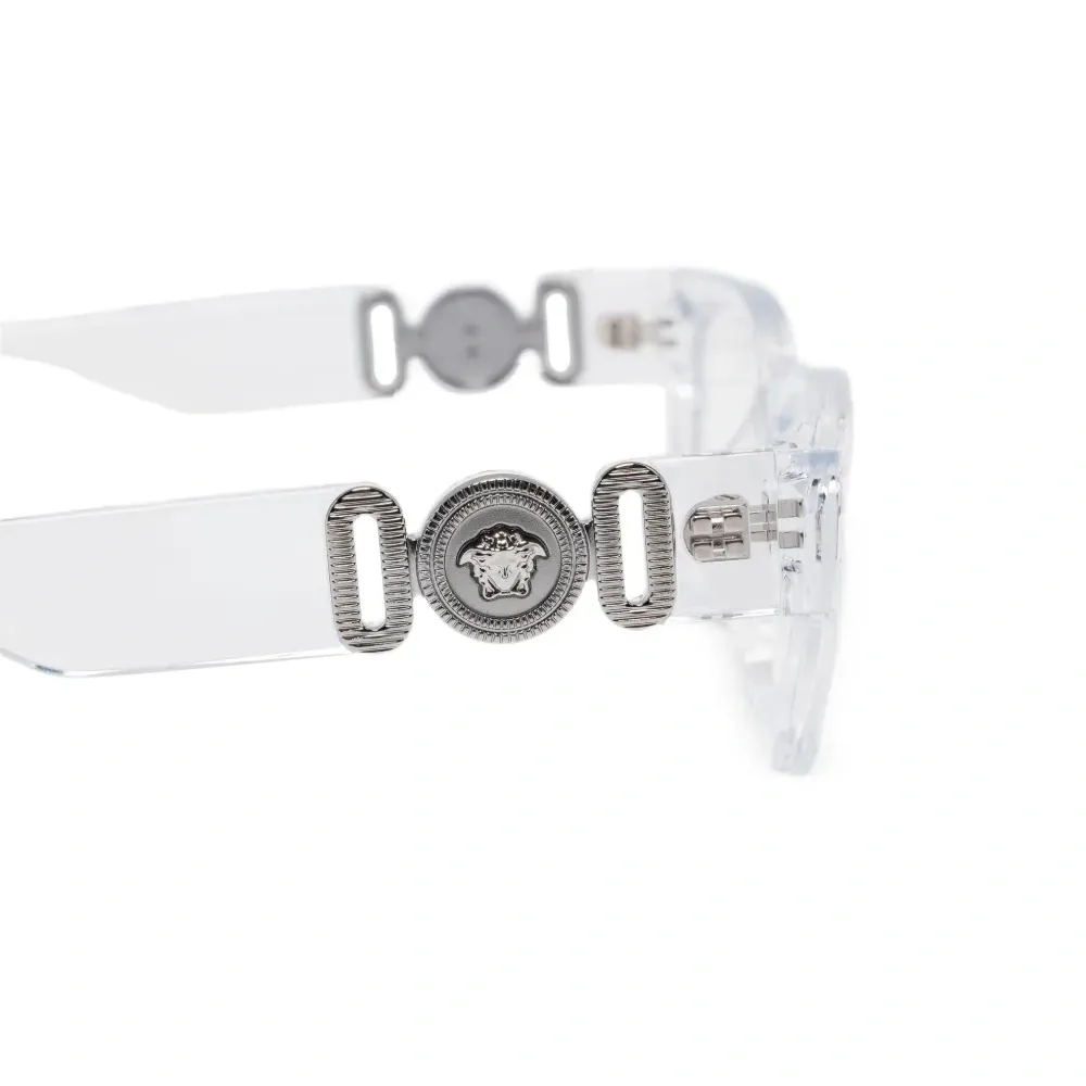 Очки в прямоугольной оправе с декором Medusa