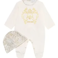 Комплект из комбинезона и шапки с логотипом