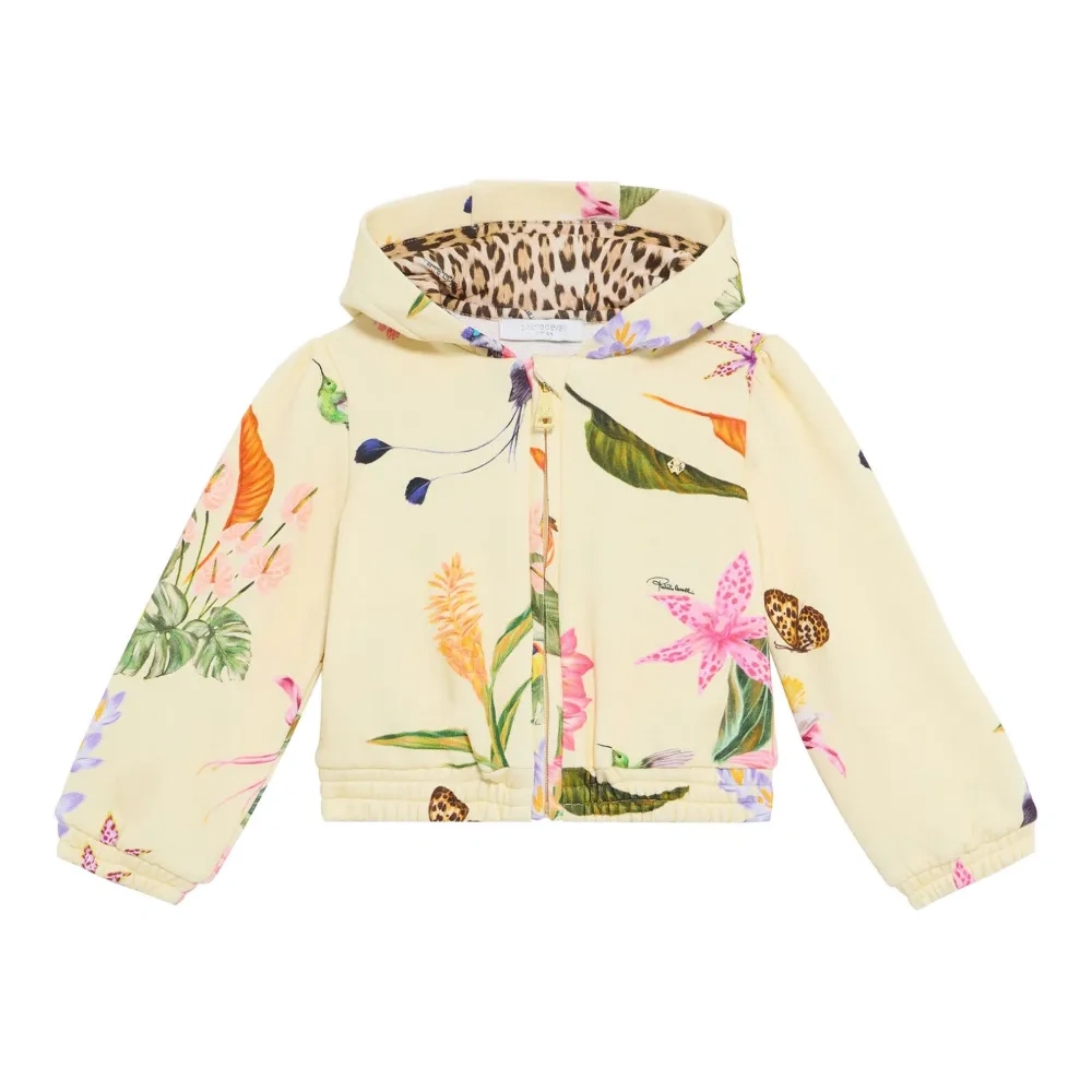 Топ с капюшоном и принтом