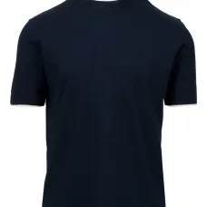 Футболка с контрастной отделкой