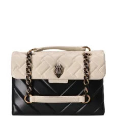 стеганая сумка на плечо с цепочкой