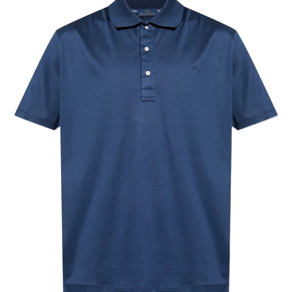 Рубашка поло с вышитым логотипом