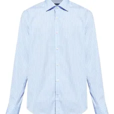 Полосатая рубашка с длинными рукавами