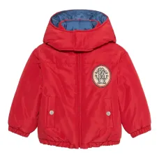 Куртка с капюшоном и монограммой