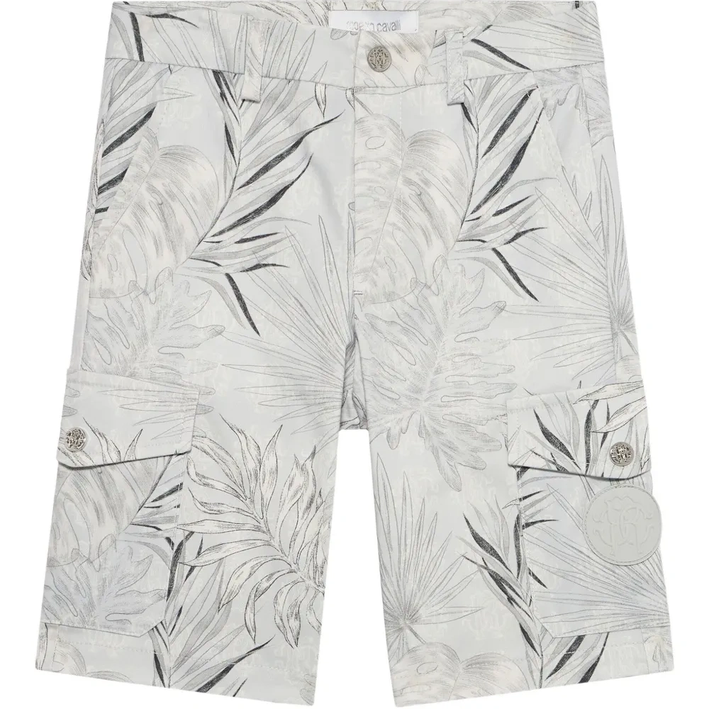 Шорты карго с принтом