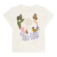 Футболка с цветочным принтом