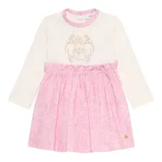 Платье с принтом пейсли и логотипом