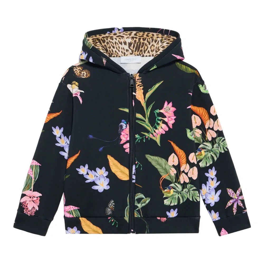 Худи на молнии с принтом