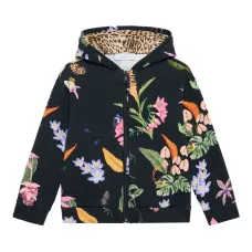 Худи на молнии с принтом