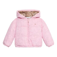 Пуховик с капюшоном и принтом Пуховик с капюшоном и принтом