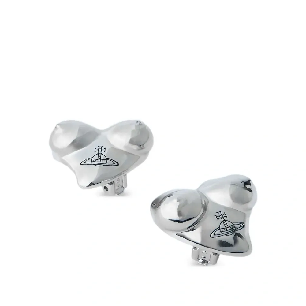 серьги Mimosa с логотипом